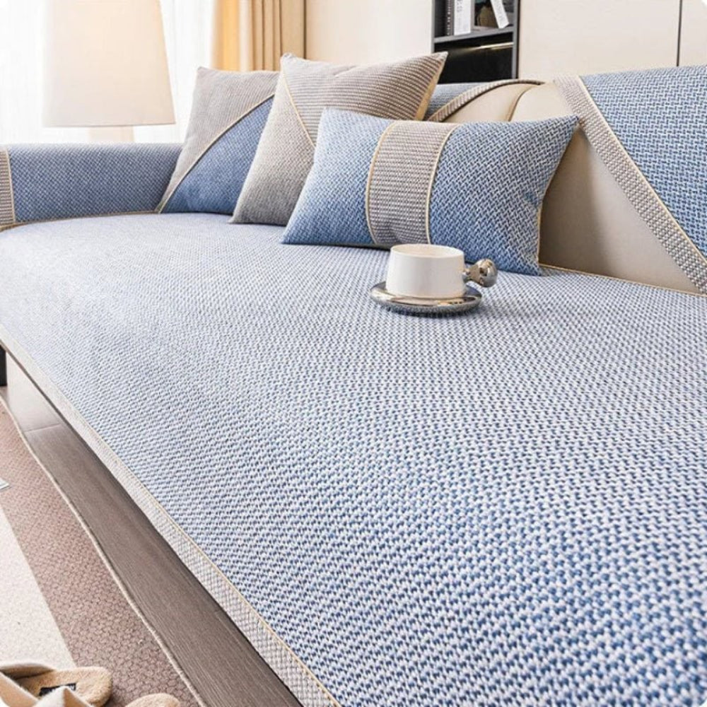 Non-Slip Furniture Protector Cover for Cotton Sofas