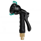 Flexible Water Hose with Spray Nozzle – Expandable Garden Pipe