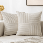 Textured Patterned Cushion Cover