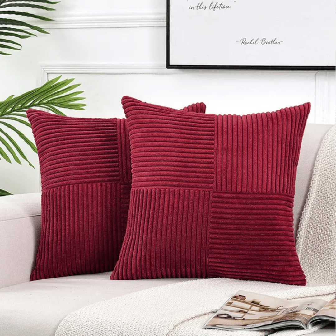 Textured Patterned Cushion Cover