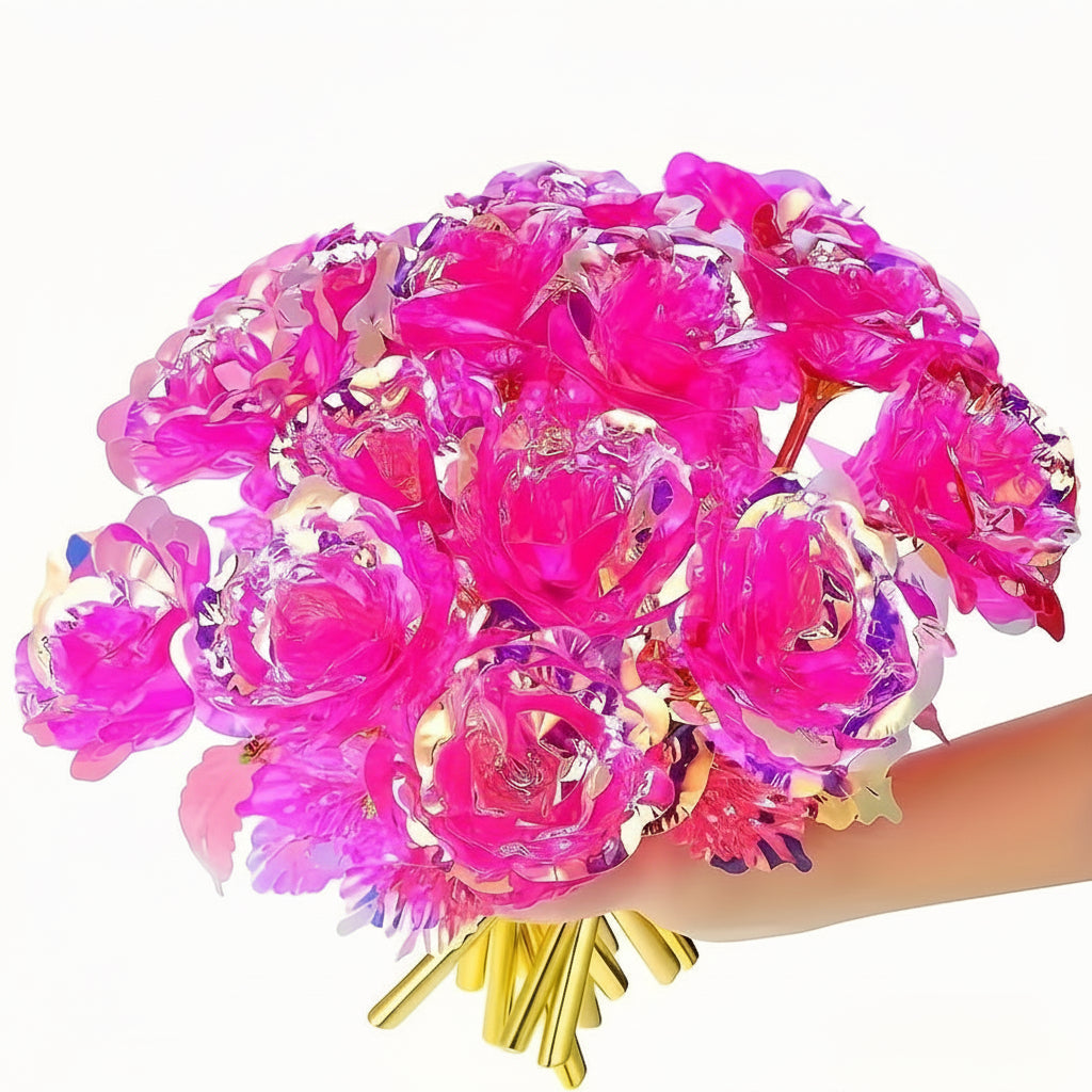 Artificial Rose Table Decoration - Floral Arrangement for Mother's Day