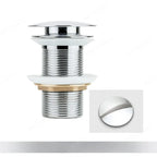 Pop-Up Drain Plug Brass & Stainless Set of 2