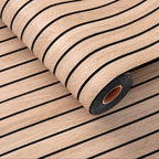 Embossed 3D Wood-Look Self-Adhesive Wall Sticker