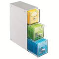 Tea Organizer Compact 3-Drawer Space-Saving