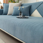 Elastic & Non-Slip Ribbed Chenille Sofa Cover