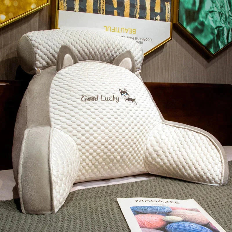 Lumbar Cushion High-Density Memory Foam & Washable Cover