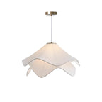 Height-Adjustable Fabric Shade 3000K LED Pendant Lamp