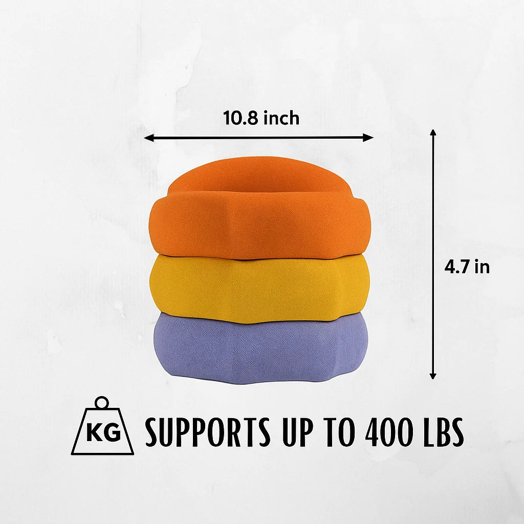 Stepping Stones Colorful Stackable Weather-Resistant & Non-Toxic
