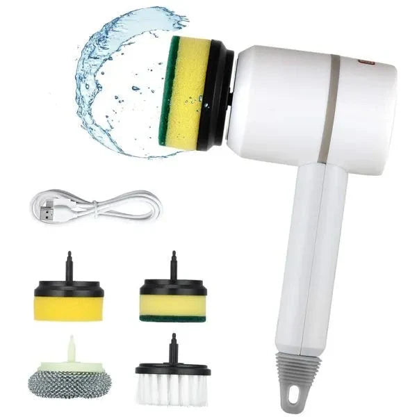 Automatic Dish Brush Rotating Head USB Rechargeable