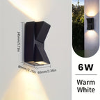 Waterproof Decorative Outdoor Wall Light – 3W/6W LED Illumination