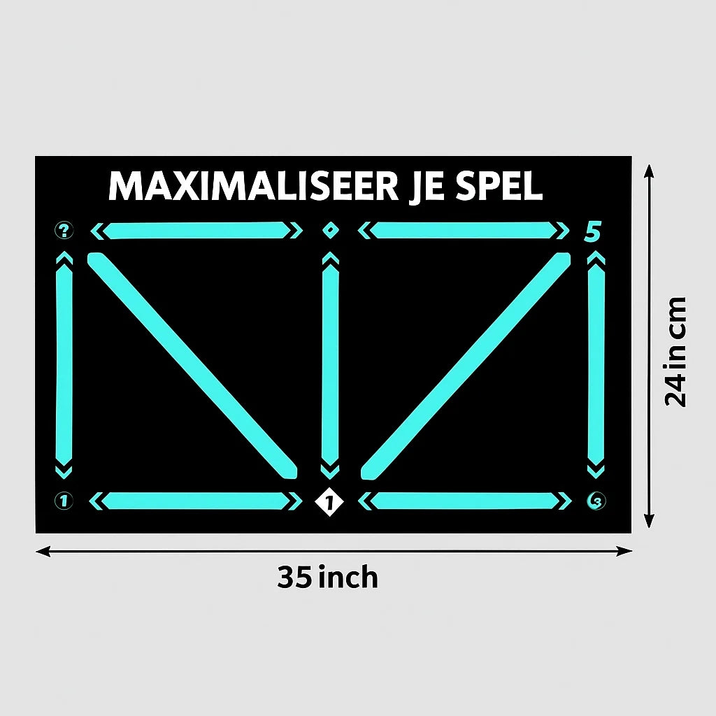 Football Skills Mat Pro-Style Weather-Resistant Roll-Up