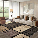 Modern Non-Slip Carpet | Washable Geometric Design Area Rug