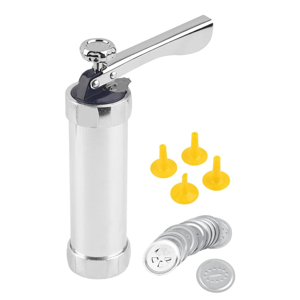 Cookie Press One-Press Ergonomic 10 Or 20 Shapes