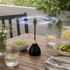 USB & Battery-Powered Flexible-Blade Table Fan (25 cm)