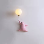 Decorative Balloon Light for Kids Room - Adorable Bear Wall Lamp