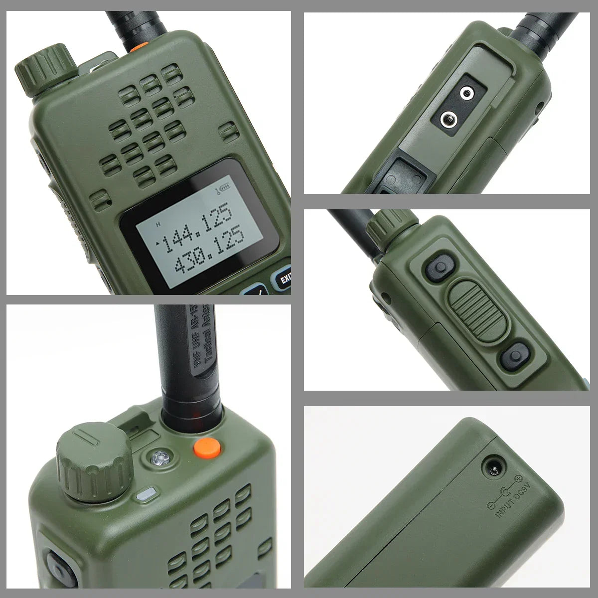 Walkie Talkie Dual-Band 15W 12,000mAh