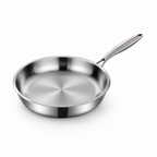 Stainless Steel Triple-Layer Non-Stick Skillet (Multiple Sizes)