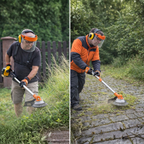 Universal Fit Wear-Resistant Multi-Surface Lawn Trimmer Attachment