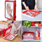 Food Storage Tray Airtight Foil Lid Stackable