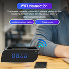 Digital Alarm Clock Hidden Camera HD 1080p Night Vision