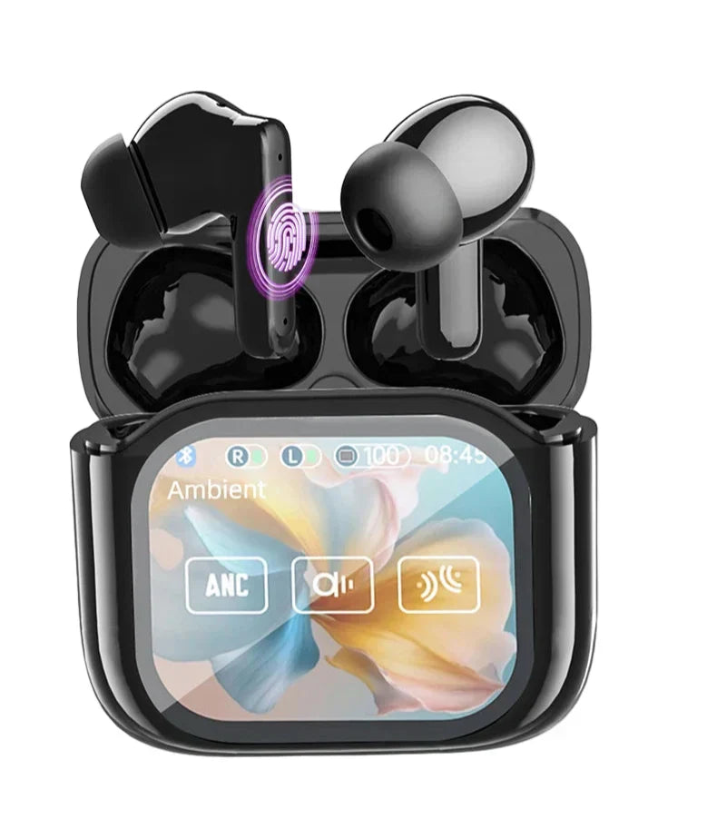 Translation Earbuds Touchscreen AI 144 Languages Noise Cancellation