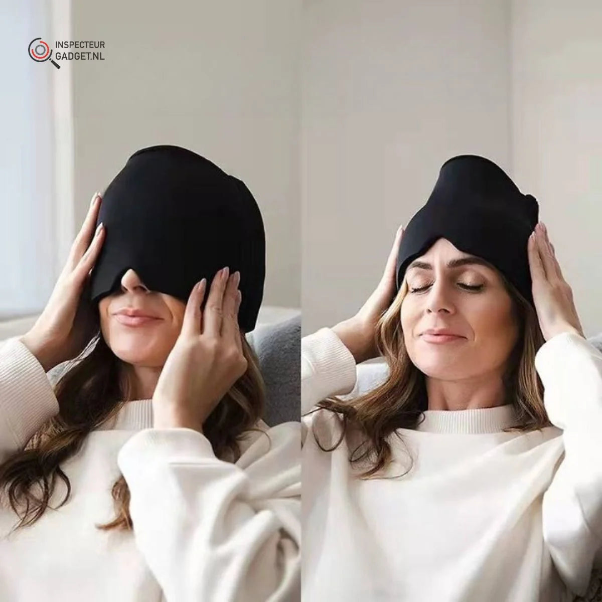 Headache Relief Mask 360° Coverage Warm & Cold Therapy
