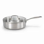 304 Stainless Steel Saute Pan with Glass Lid