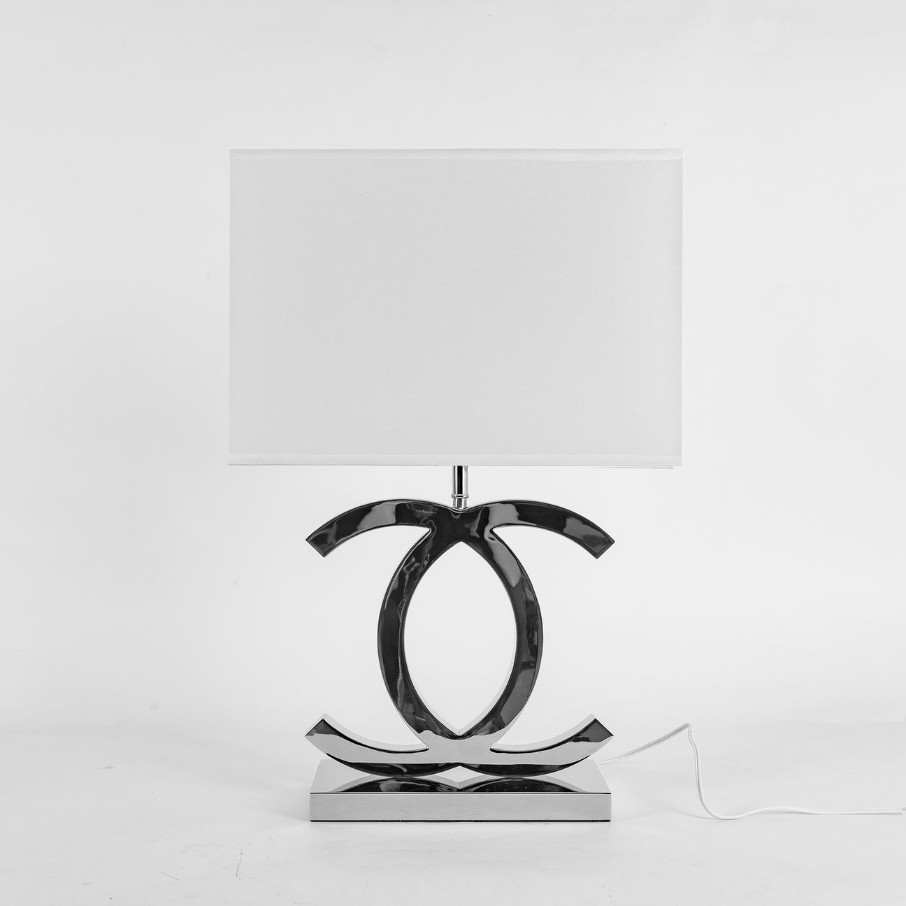 Stainless Steel Minimalist Directional Table Lamp (36.5 cm x 62 cm)