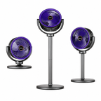 Foldable USB-Rechargeable 360° Rotating Floor Fan (7.9 in)