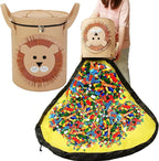 Play Mat & Storage Basket Felt Drawstring 59 Inch