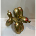 Paint Splash Finished Balloon Dog Figurine in Polyresin