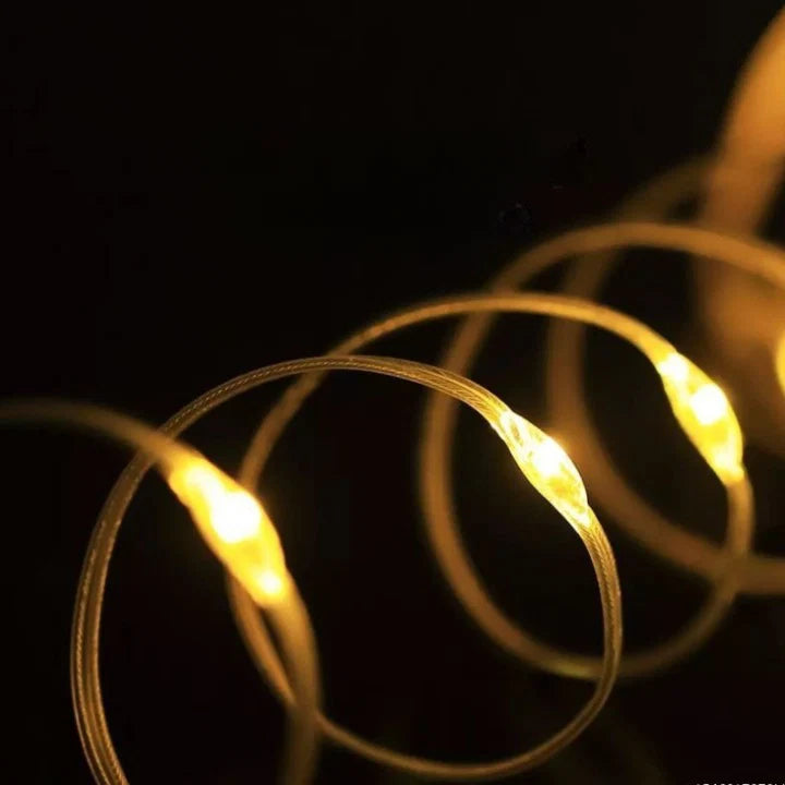 String Light USB Rechargeable IP65 Waterproof 10 Meter