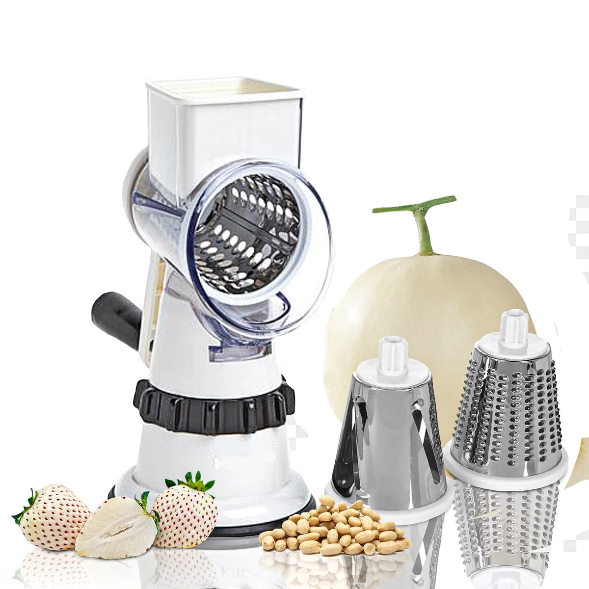 Vegetable Slicer Sharp Blades Hand Guard Dishwasher Safe