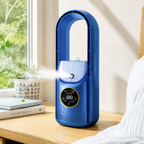 Bladeless 6-Speed Humidifying Tower Fan (30 cm)