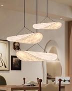 Ribbon-Shaped Warm White Pendant Light (Multiple Sizes)