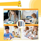 Busy Book Montessori-Inspired Laminated Travel-Friendly