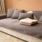 Teddy Sherpa Couch Protector – Soft and Cozy Cover