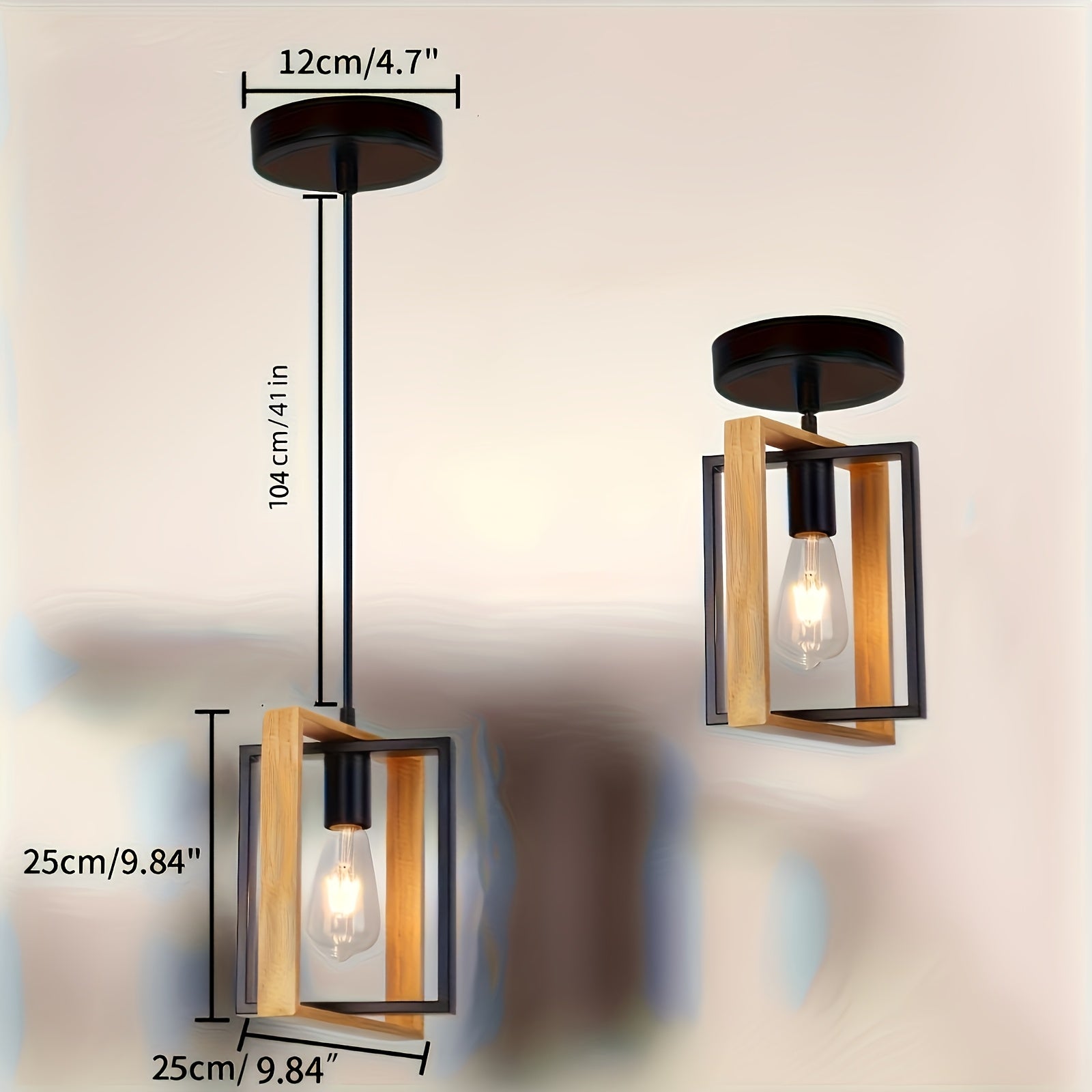 Ceiling Pendant Light Fixture – Contemporary Minimalist Style