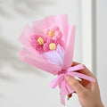 Handcrafted Mini Fabric Flower Bouquet for Mother's Day Gift