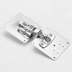 Cabinet Hinge Mounting Plate Stainless Steel Brushed Finish