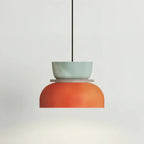 Color-Block Metal Pendant Lamp (30 cm)