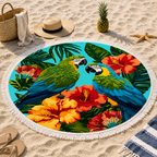 Quick-Drying Sand-Resistant Round Beach Towel