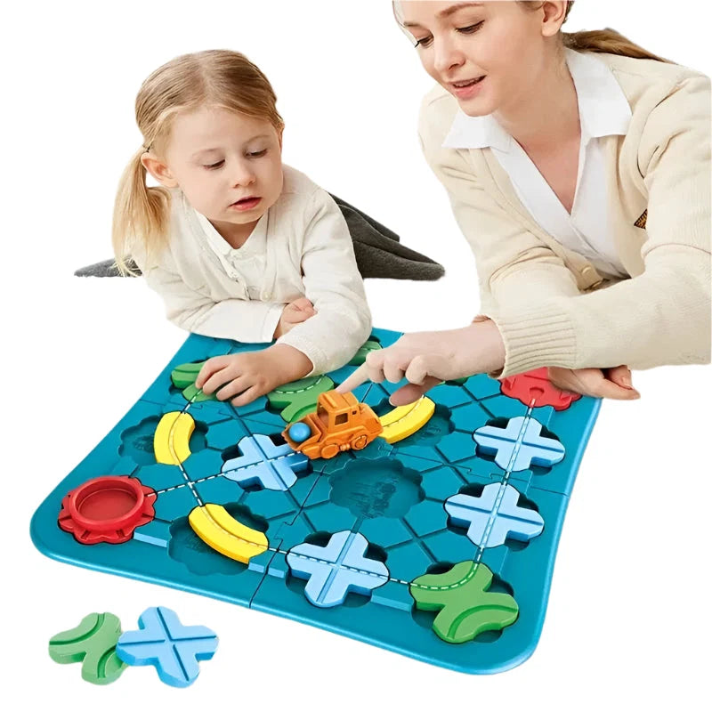 Train Set Magnetic Modular 20-Piece & Storage Box