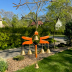 Wind Chime with Bells in Dragonfly Design for Decoration