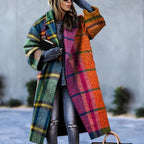 Long Trench Coat for Women - Winter Outerwear