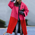 Long Trench Coat for Women - Winter Outerwear