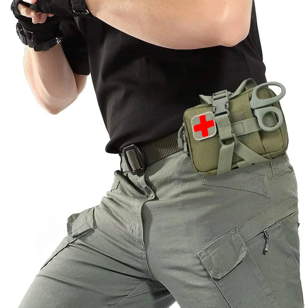 Trauma First Aid Kit MOLLE-Compatible Tourniquet & Chest Seal