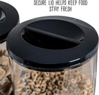 Cereal Dispenser Dual Canister Portion-Control Acrylic