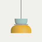 Color-Block Metal Pendant Lamp (30 cm)