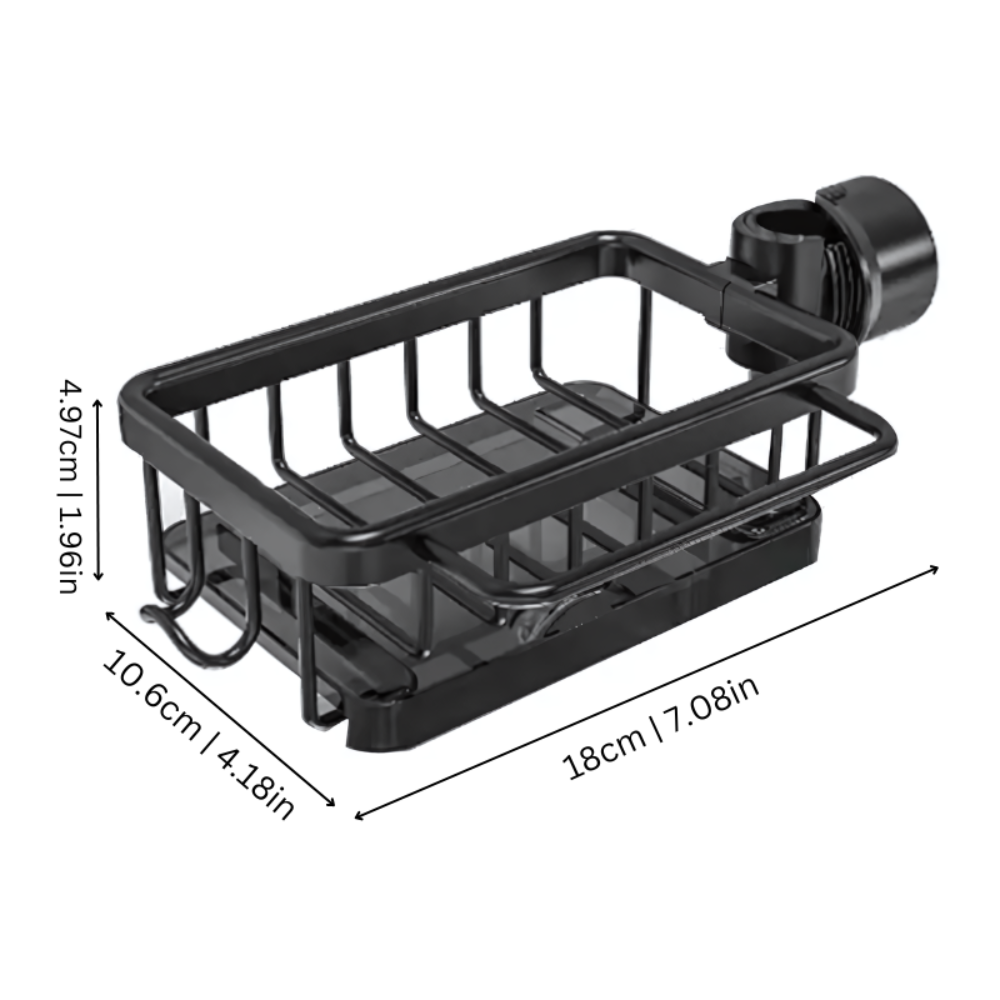 Kitchen Sink Caddy Organizer for Dish Drying and Storage Basket